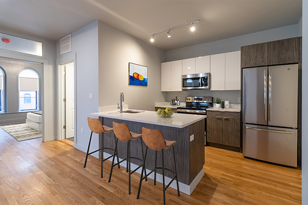 Kitchen at 145 Munroe 301