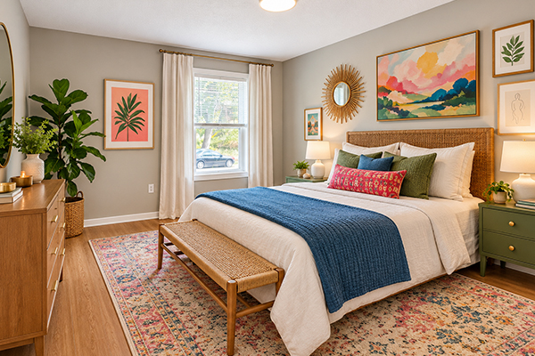 Bedroom 102 Furman 16 Asheville Arms